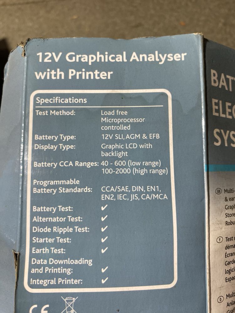 Tester akumulatorów RING RBAG700