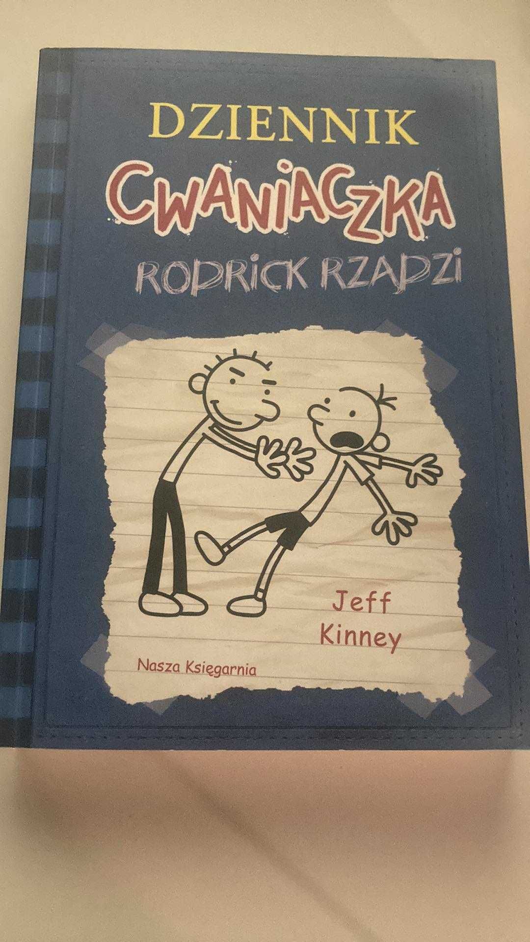 książka Dziennik Cwaniaczka Rodrick Rządzi