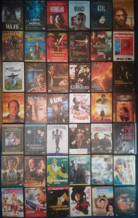 Lote 336 DVD's originais (Lote 20)