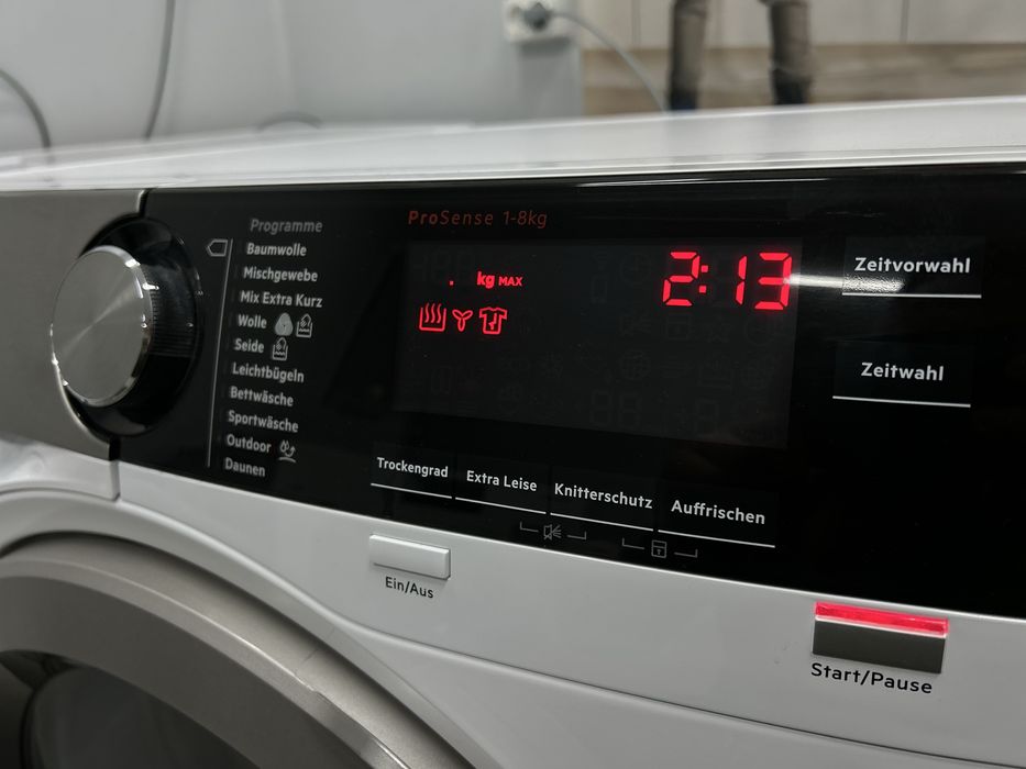 СУШИЛЬНА МАШИНА AEG 8000 SERIES lavatherm A+++ тепловий насос 8кг