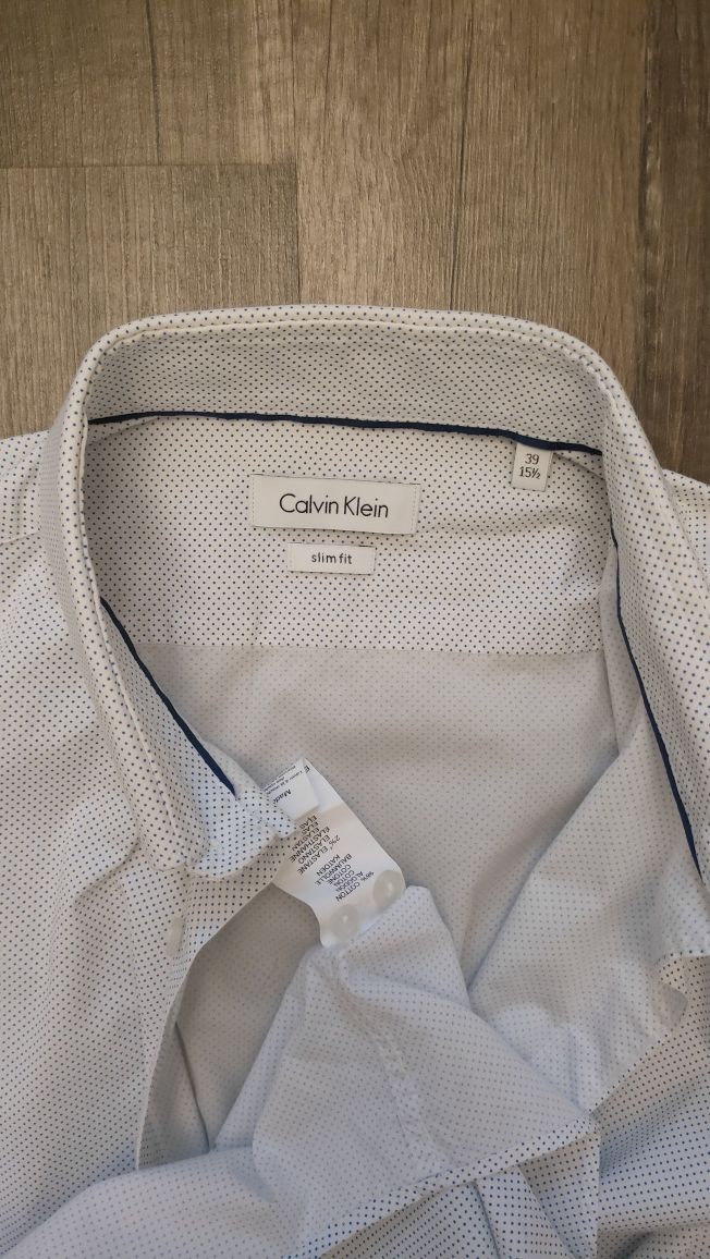 świetna koszula Calvin Klein slim fit w idealnym stanie