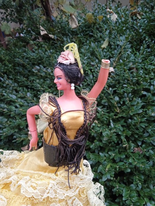 Куколка винтажная танец Фламенко б у