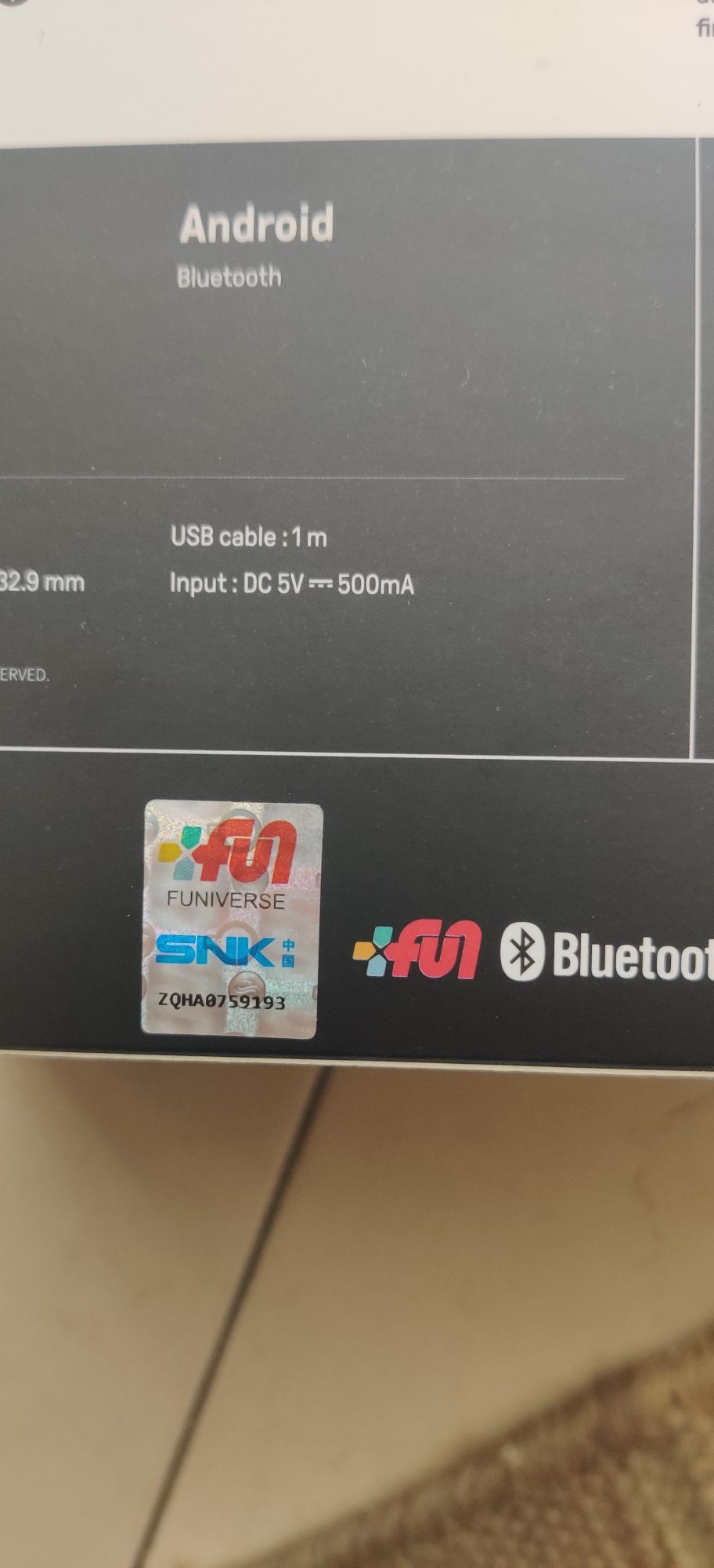 8bitdo SNK NeoGeo comando bluetooth wireless controller
