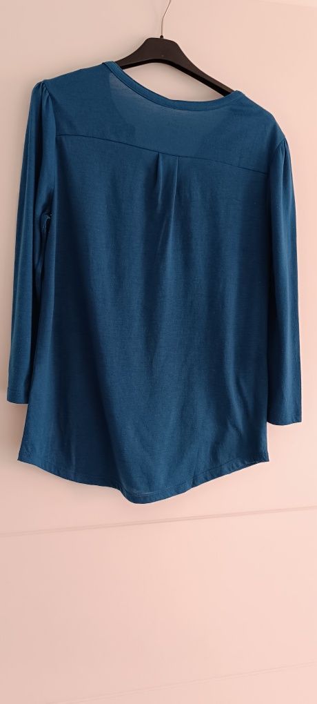 Blusa azul de algodão tamanho XS. Usada
