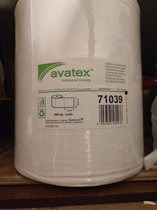 Czyściwo Avatex SXL 71039 rolka 500 szt (39 x 30 cm)
