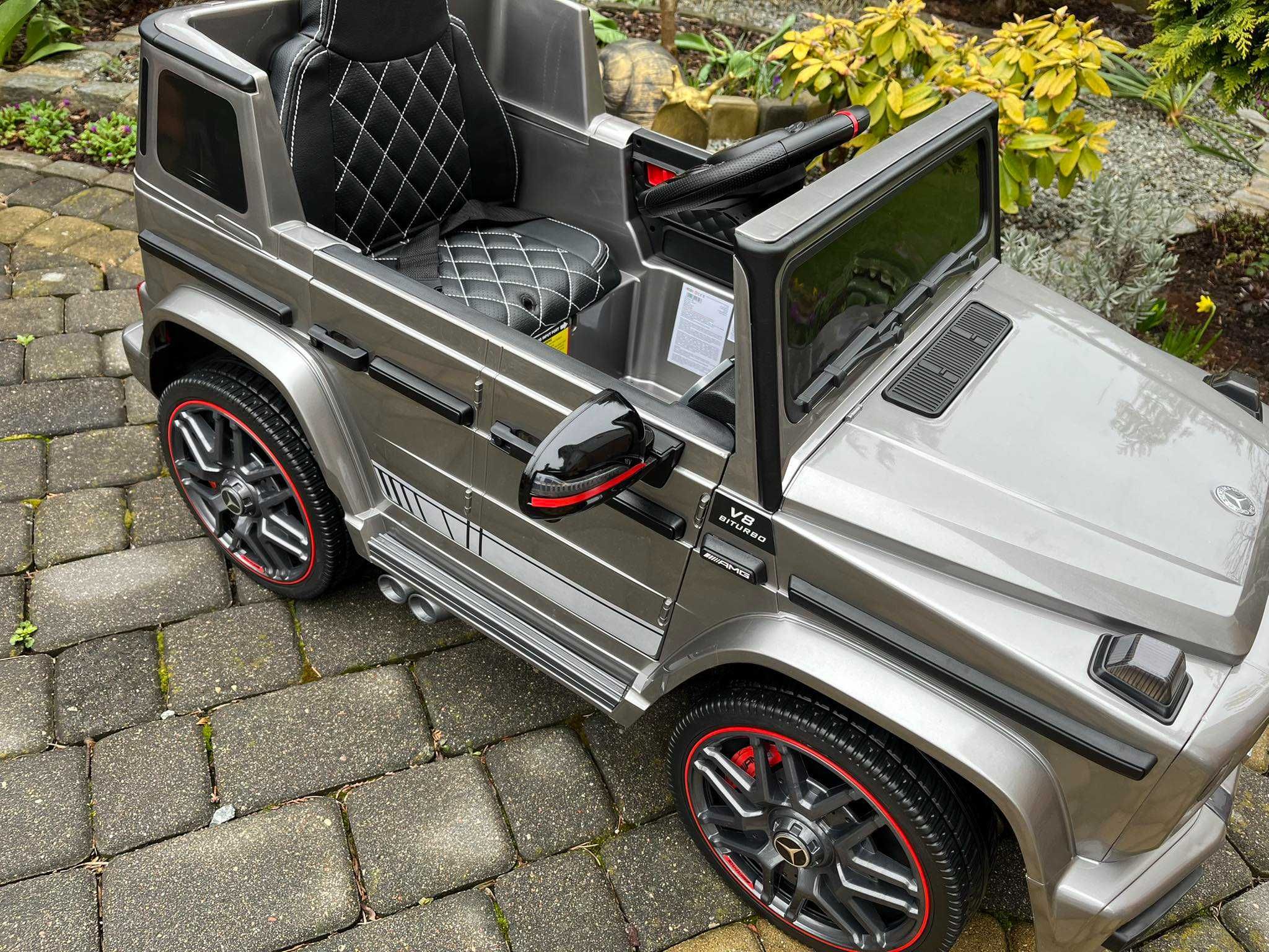 Auto na Akumulator Mercedes G63 AMG Szary Lakierowany.NOWY