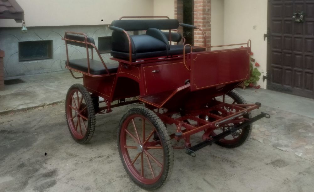 Bryczka konna wagonetka maratonka powóz jak nowa