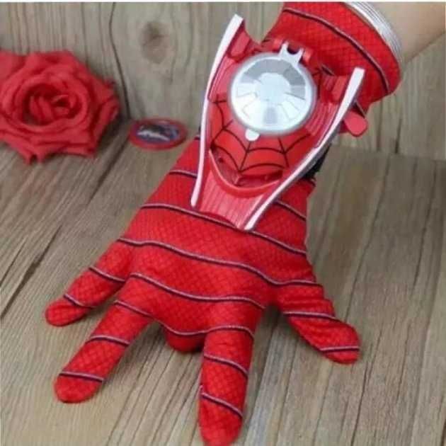 Человек Паук Spiderman Перчатка, бластер и маска супергероя