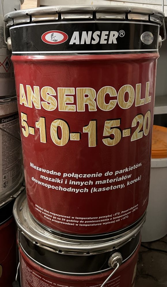 Клей для паркету Ансеркол Ansercoll 5 10 15 20 23 кг відро