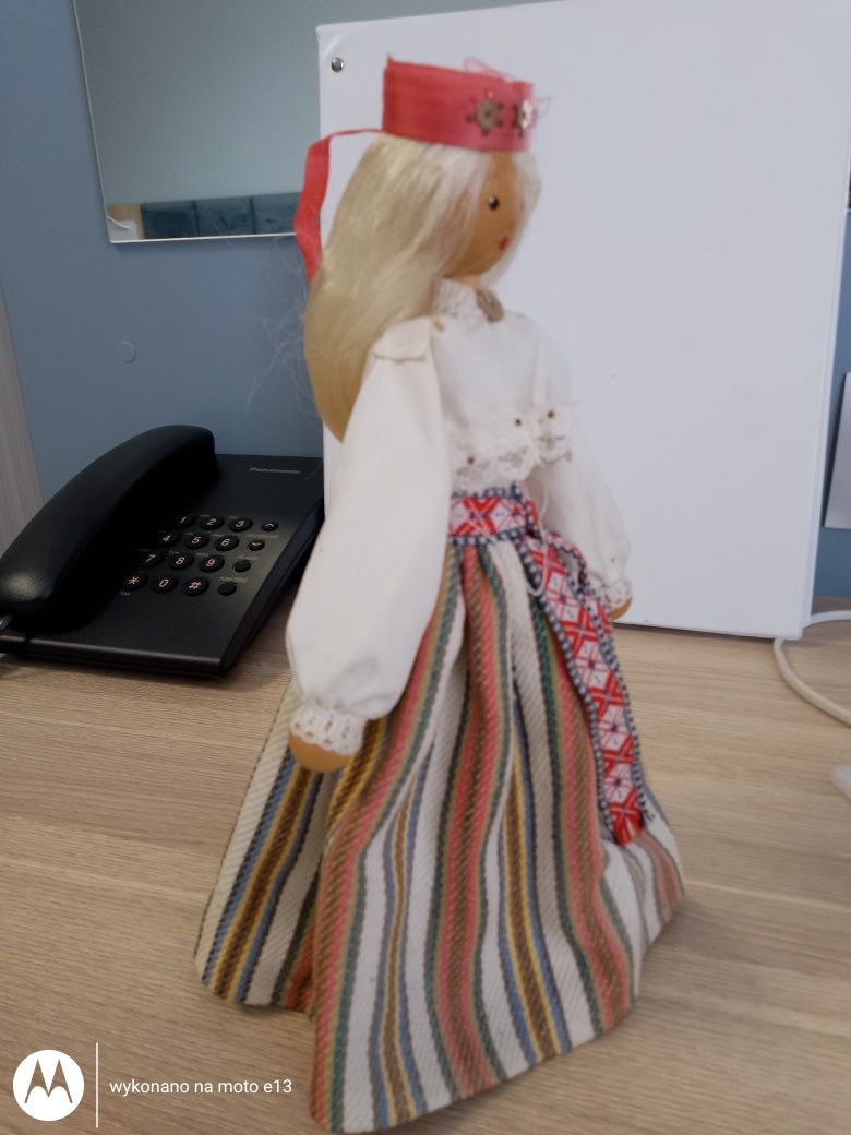 lalka drewna kukla regionalna chobbyby