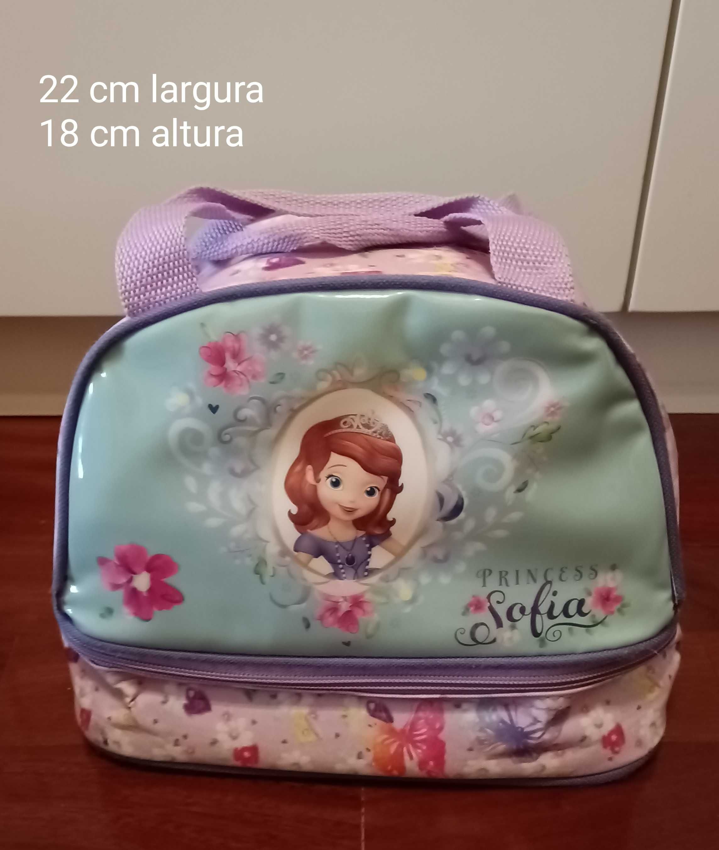 Lancheira Térmica Criança com Duas Divisões - Princesa Sofia - Disney