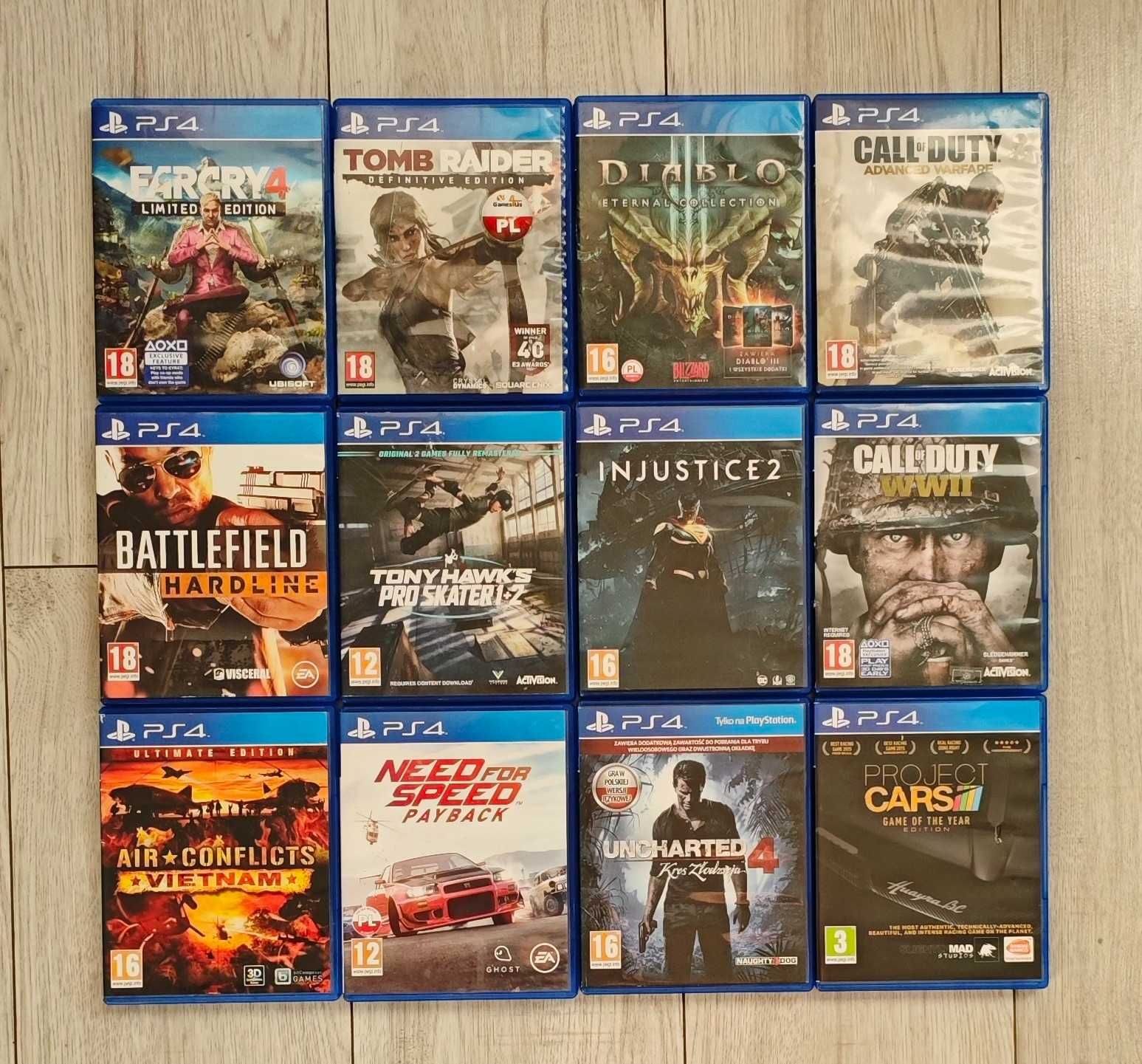 Gry Ps4 Ps5 FarCry Tomb Raider Call Of Duty NFS Uncharted Wysyłka OLX