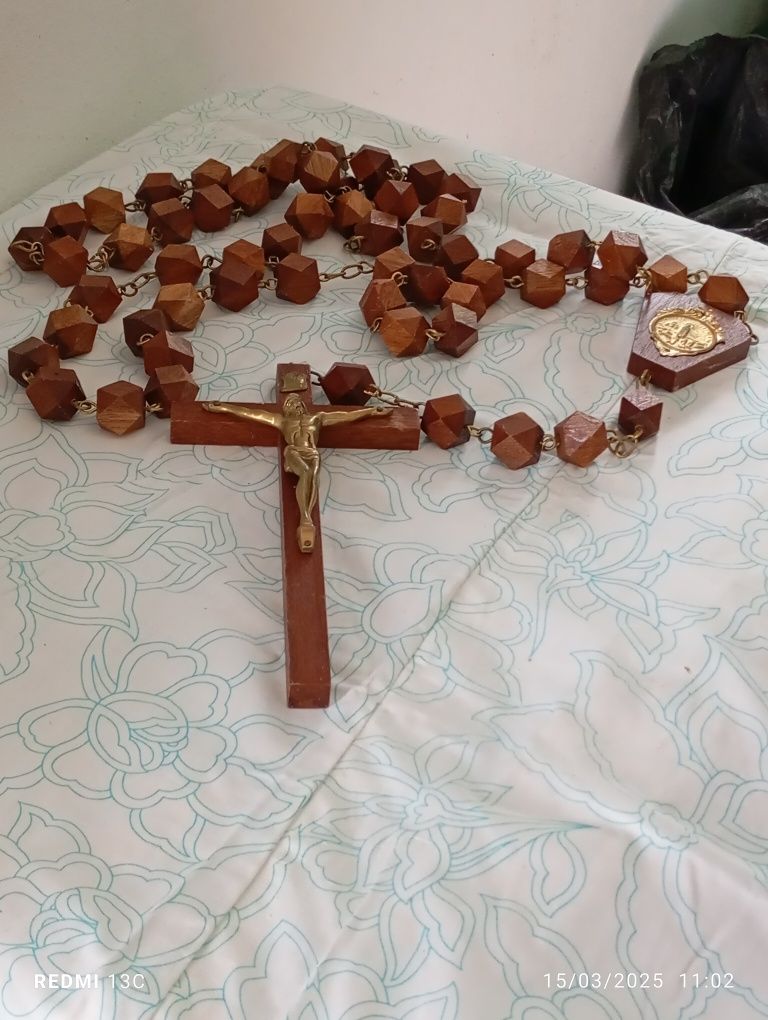 Terço  grande novo decorativo