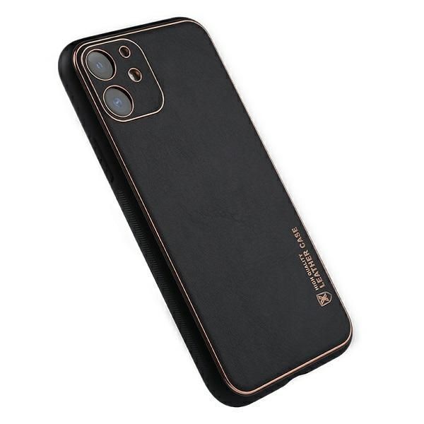 Beline Etui Leather Case Iphone 12 Pro Czarny/Black