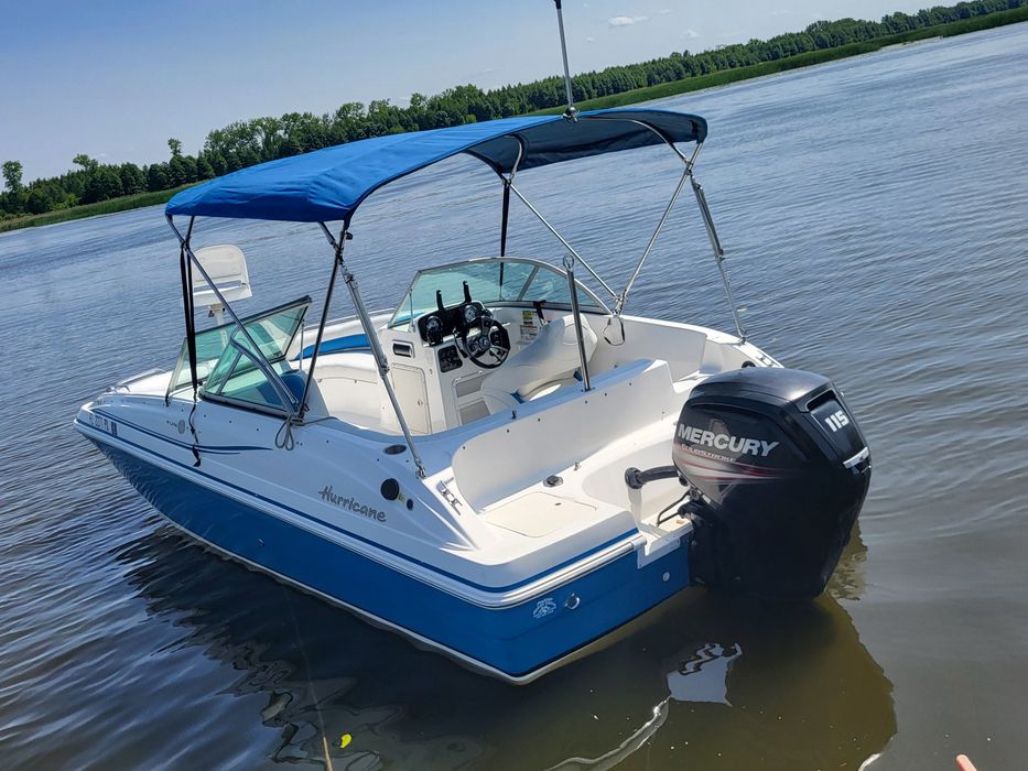 Motorówka huricanne 19st 2015 rok mercury 115koni zobacz