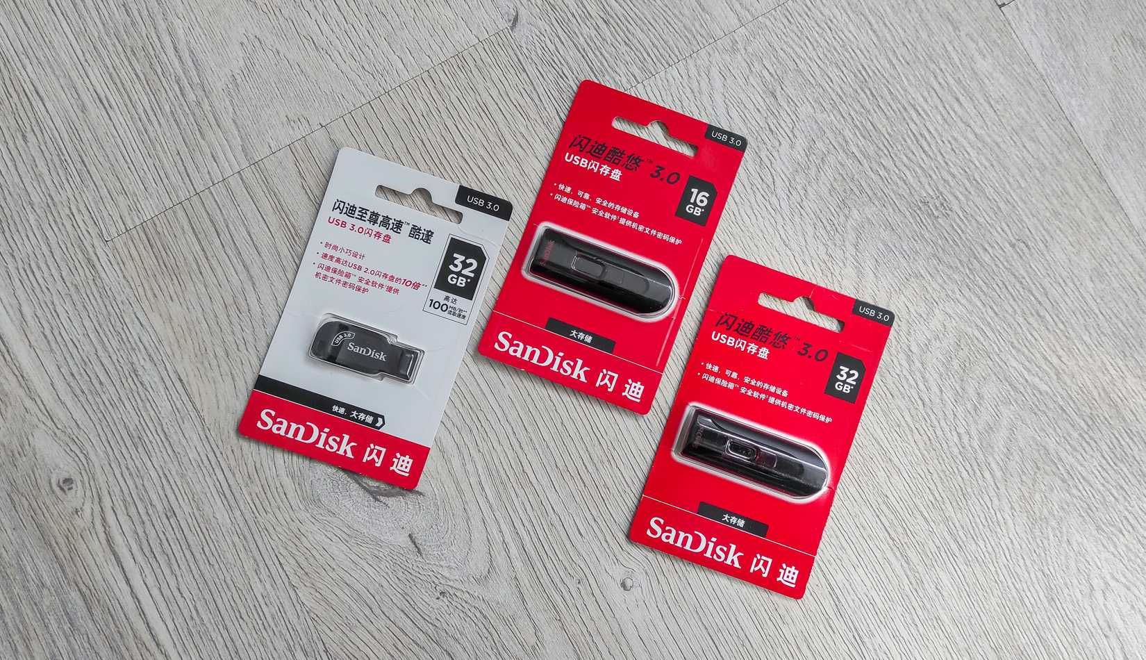 Флешка SanDisk USB 3.0 - 32 Гб и 16 Гб оригинал, флеш память