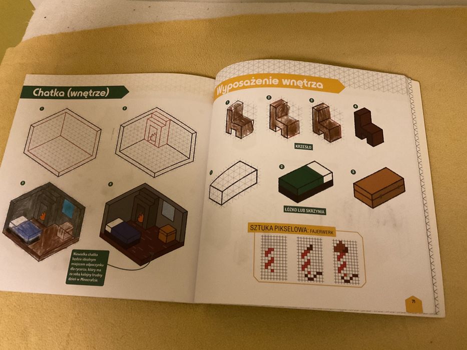 RYSOWANIE w stylu MINECRAFT książka malowanka
