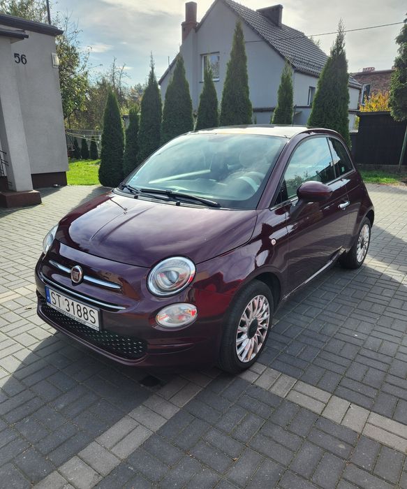 Fiat 500 1.2 benzyna lift  szklany dach klimatyzacja krajowy stan idea
