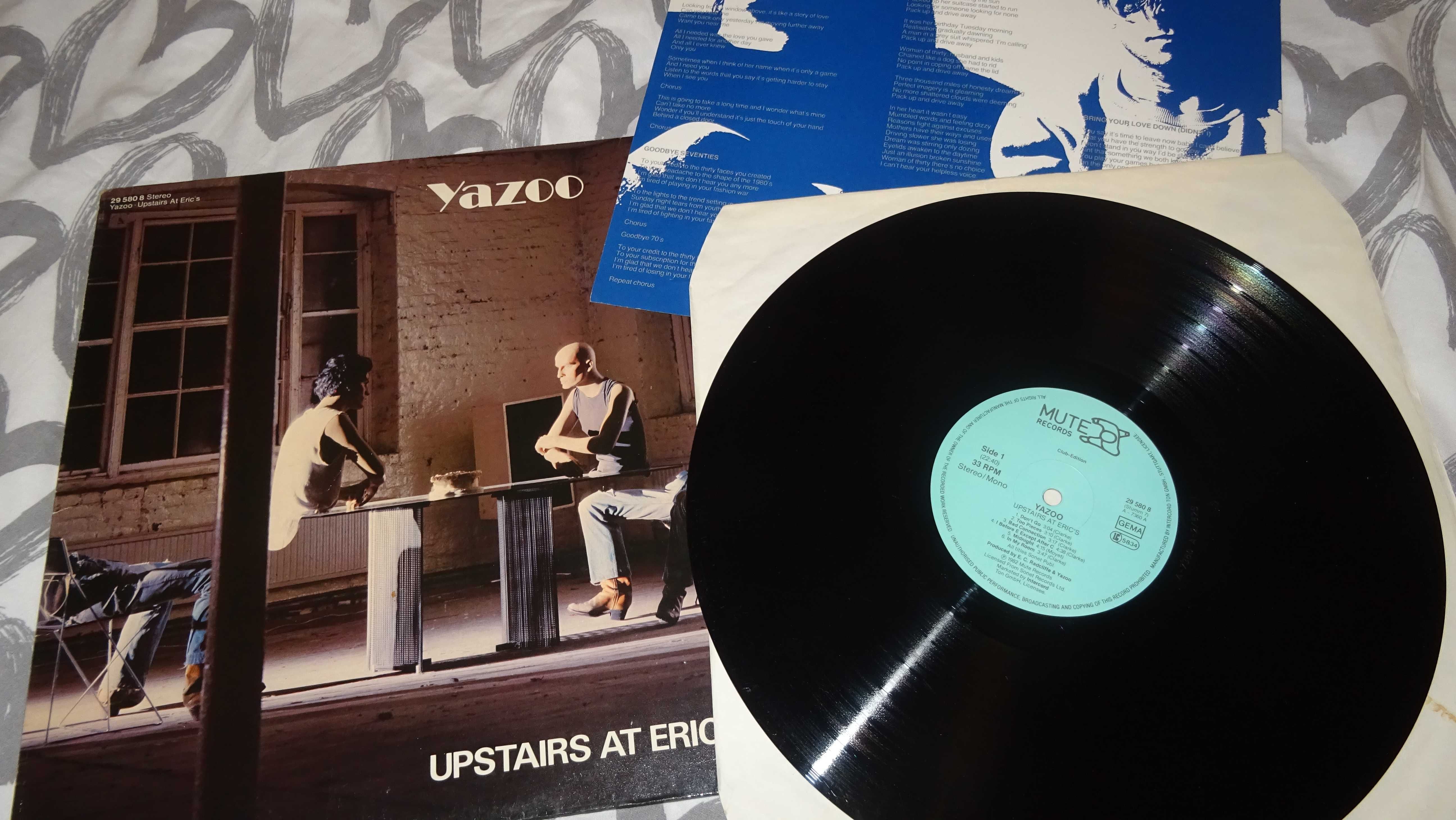 Winyl YAZOO - Upstairs At Eric's 1st UK Pr NM- 1982