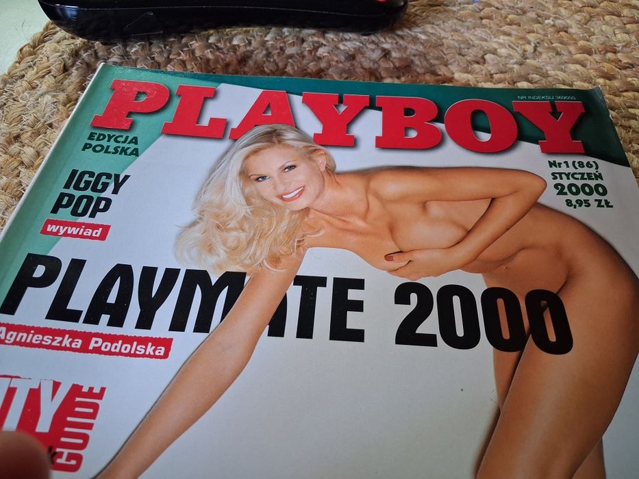 PLAYBOY polskie wydanie edycja styczeń 2000 rok Agnieszka Podolska