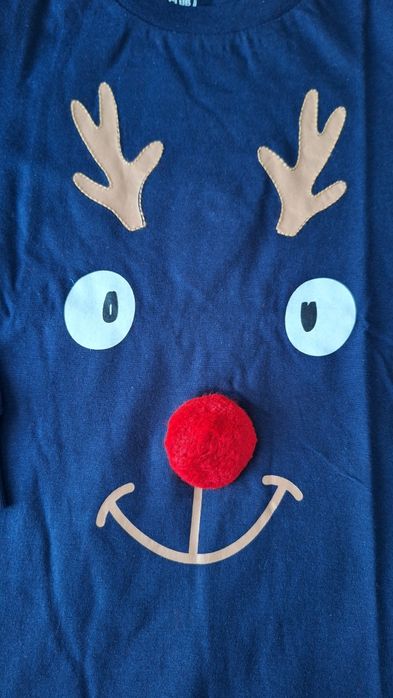 Bluzka świąteczna dla chłopca renifer 116