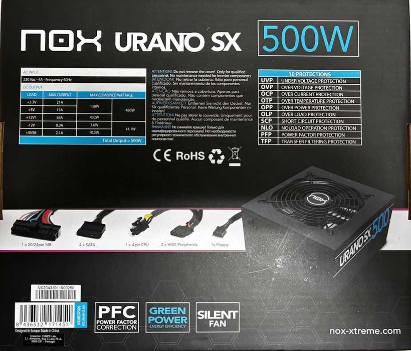 Placa gráfica + fonte de alimentação64739335952897123