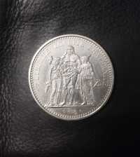 Srebrna moneta 10 France z 1971
