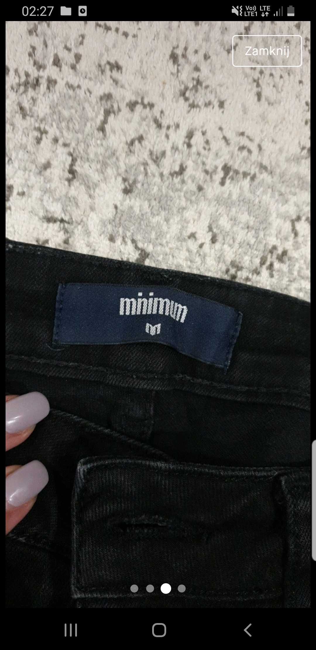 Spodnie jeansowe minimum