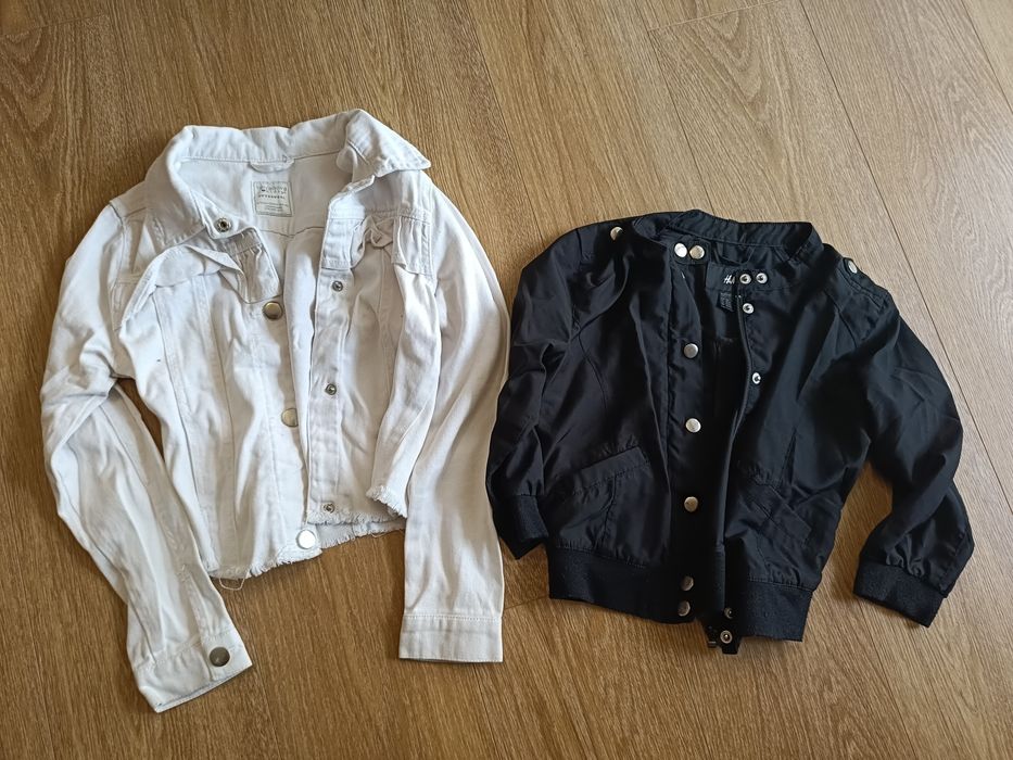 Kurtka, bluza, legginsy H&M, Sinsay, Terranova, 140-146 , 7 szt