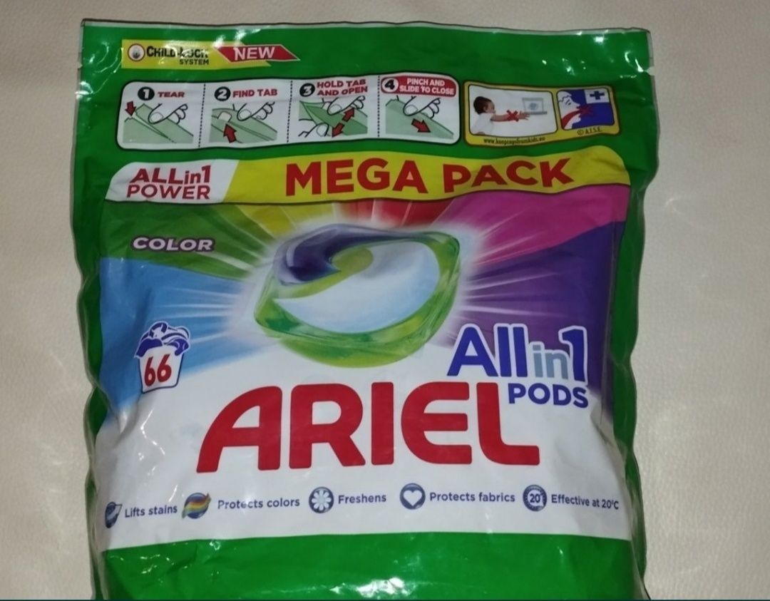 Капсули порошок гель для прання з Європи Persil Ariel Оригінал