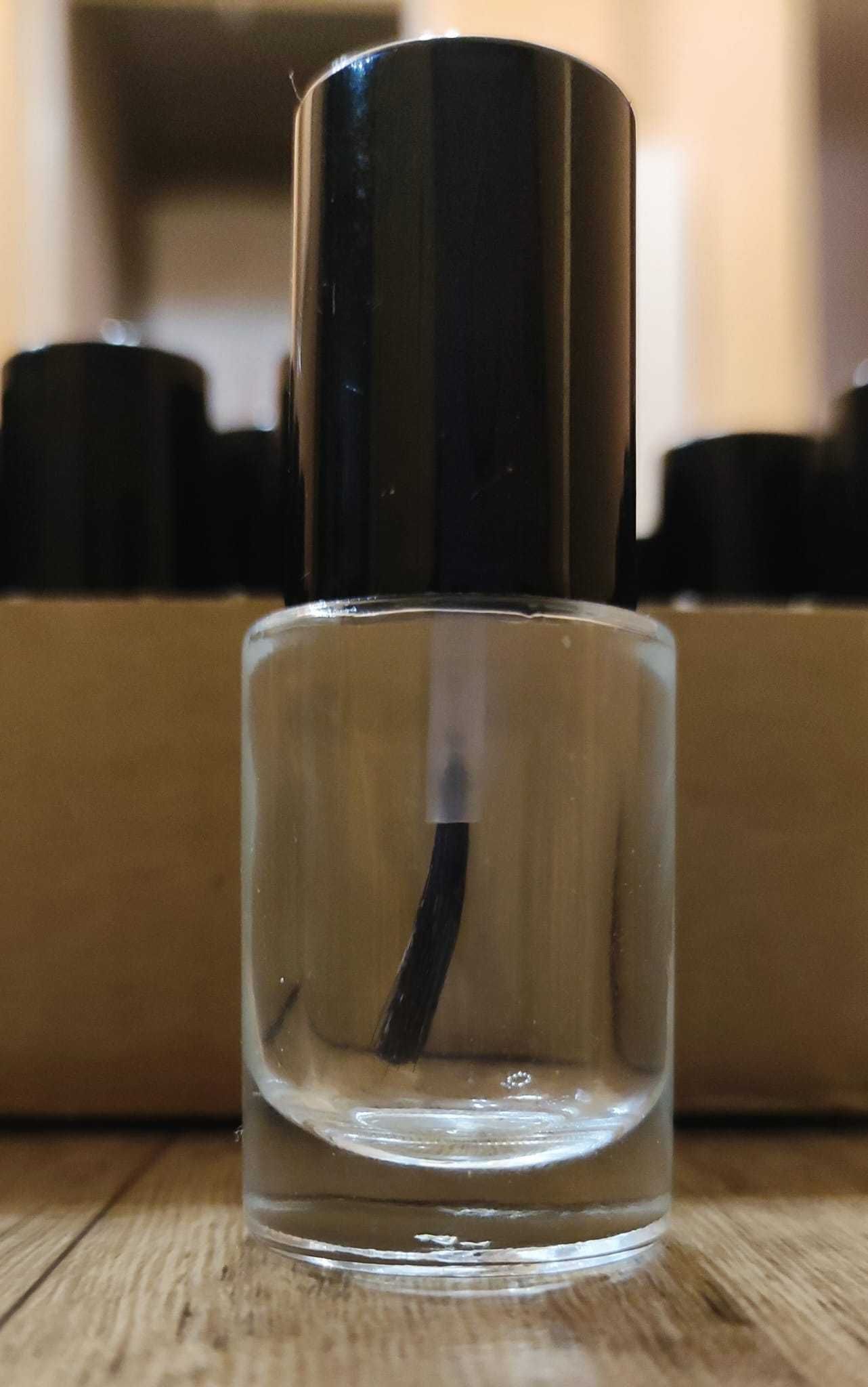Butelka szklana z pędzelkiem lakierówka 5ml lakiery, próbki
