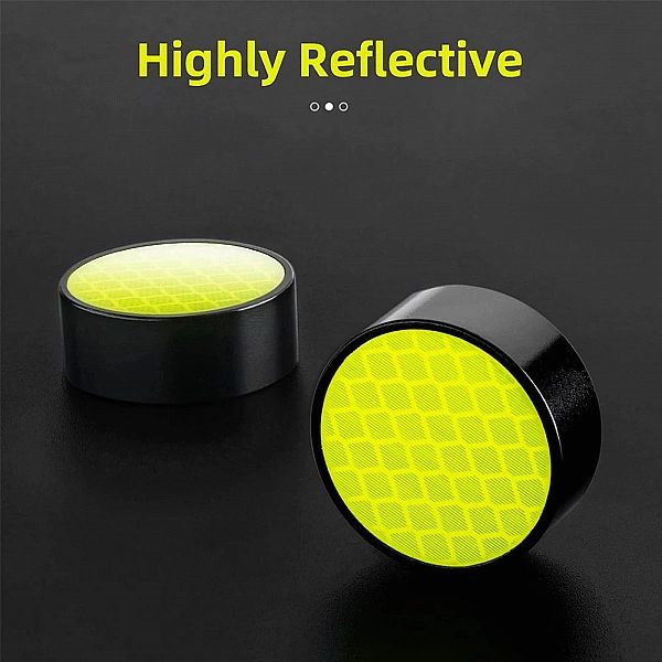 Gripy rowerowe Rockbros z odblaskiem - zielone