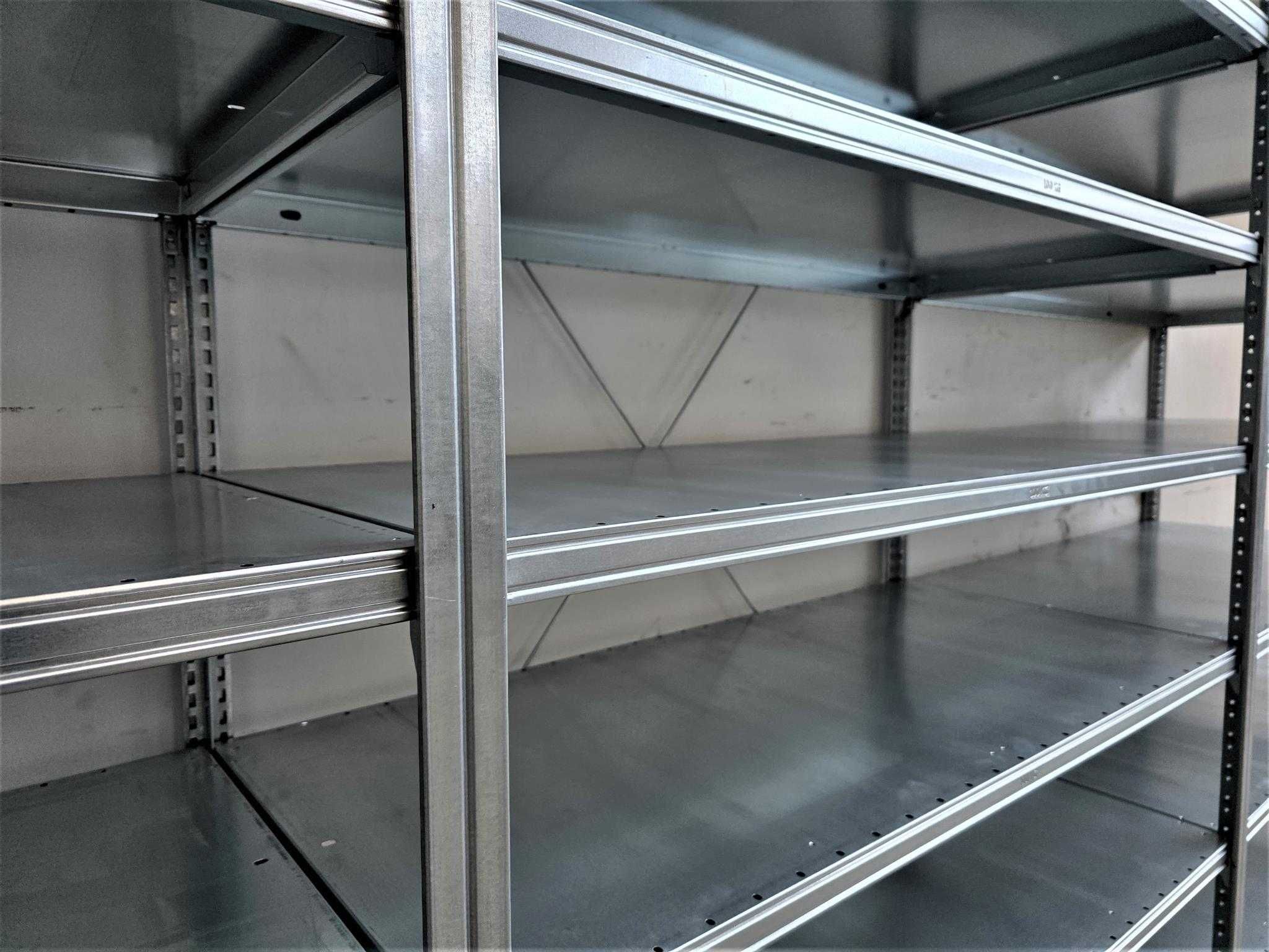 Regał Metalowy 62x220x400cm/21 Magazynowy Ocynk Garaż Piwnica Warsztat