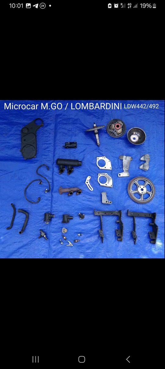 Двигун Lombardini LDW 492DC1 - 2-циліндровий дизель Microcar, Ligier,