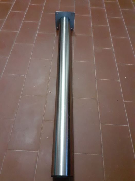 Argolas de ferro e pé extensível inox