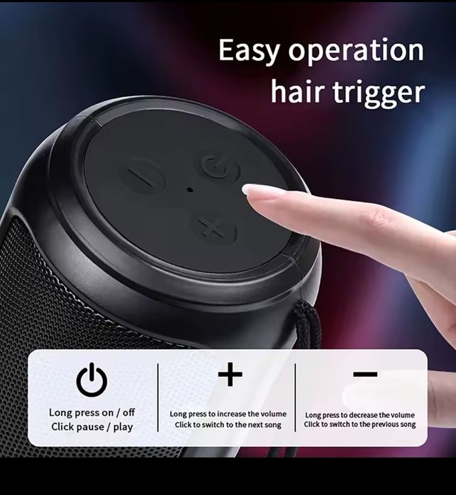 Колонка Bluetooth A3 Black