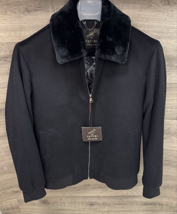Кашемірова куртка Vaturi-комір знімається! Легка і приємна!