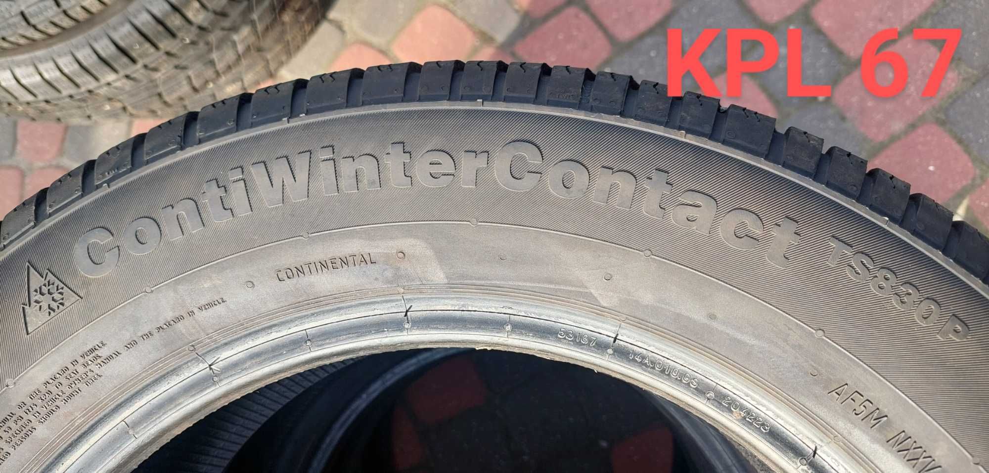 Opony zimowe 4szt. Continental WinterContact TS 830 P 215/60/16 kpl 67