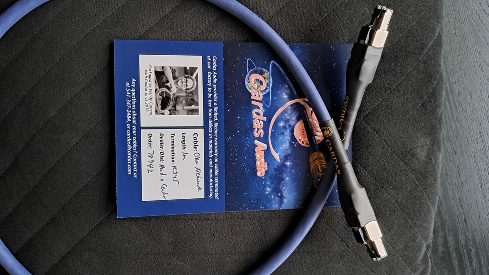 Cardas CLEAR NETWORK CAT7 - świetny kabel LAN do audio 1m