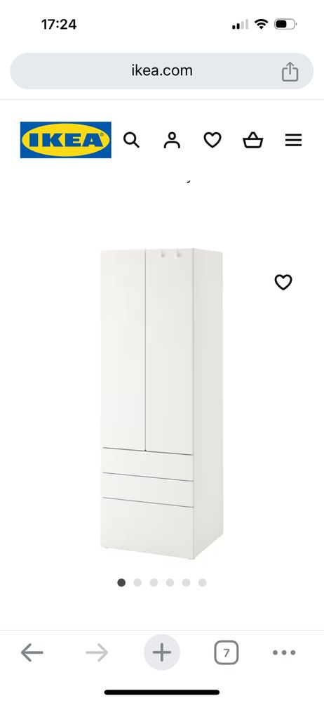 Ikea Smastad szafa dla dzieci