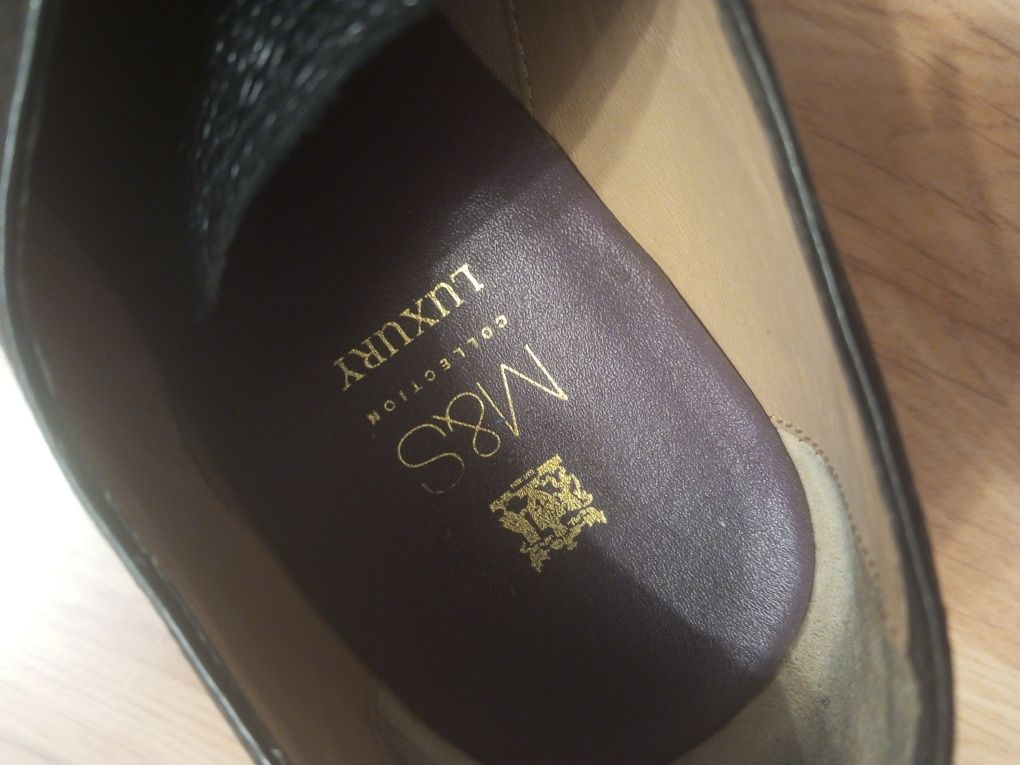 Buty meskie wizytowe ze skóry