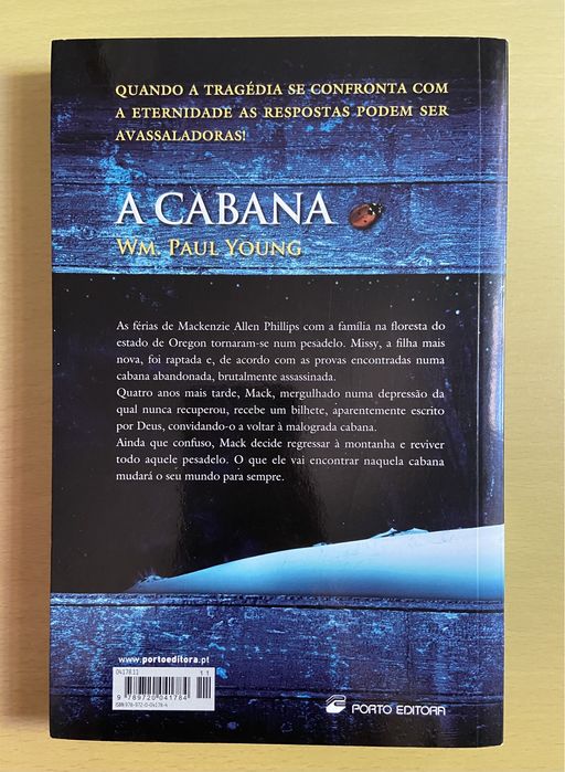 Livro “A Cabana” - Wm. Paul Young