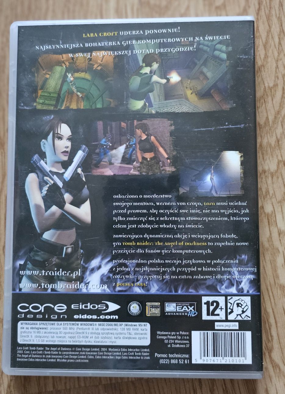 Gra komputerowa PC Tomb Raider The Angel Of Darkness