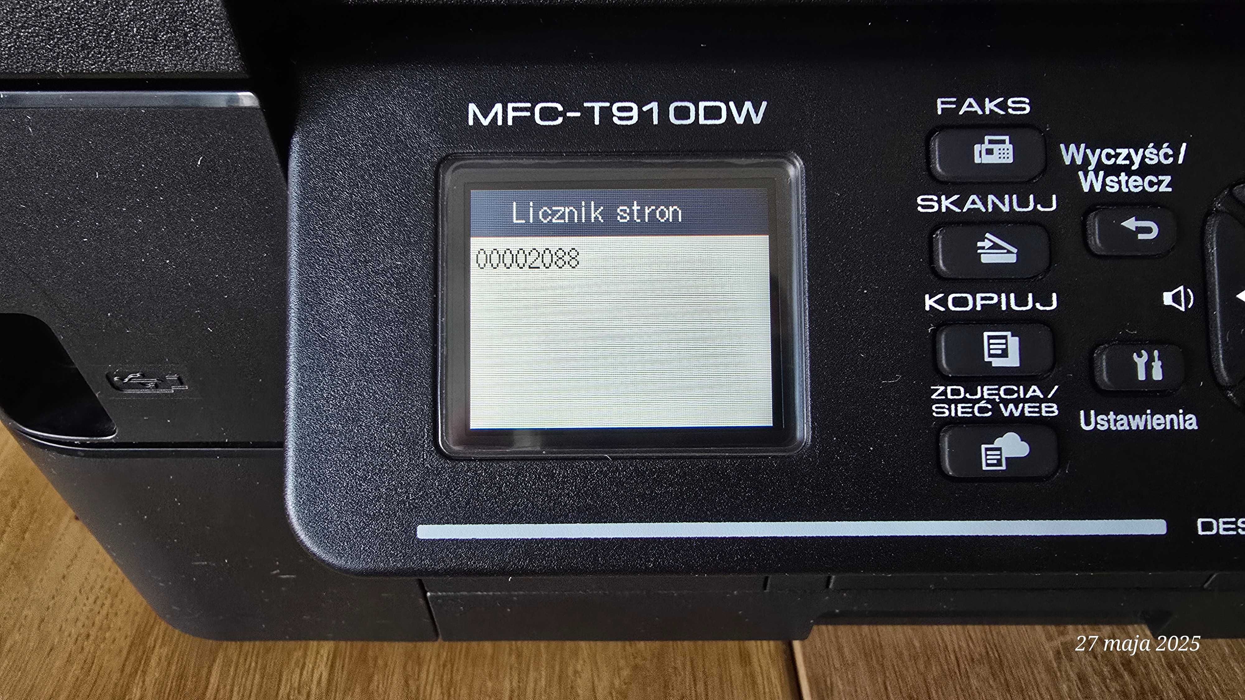 Brother MFC-T910DW drukarka skaner ADF + tusze