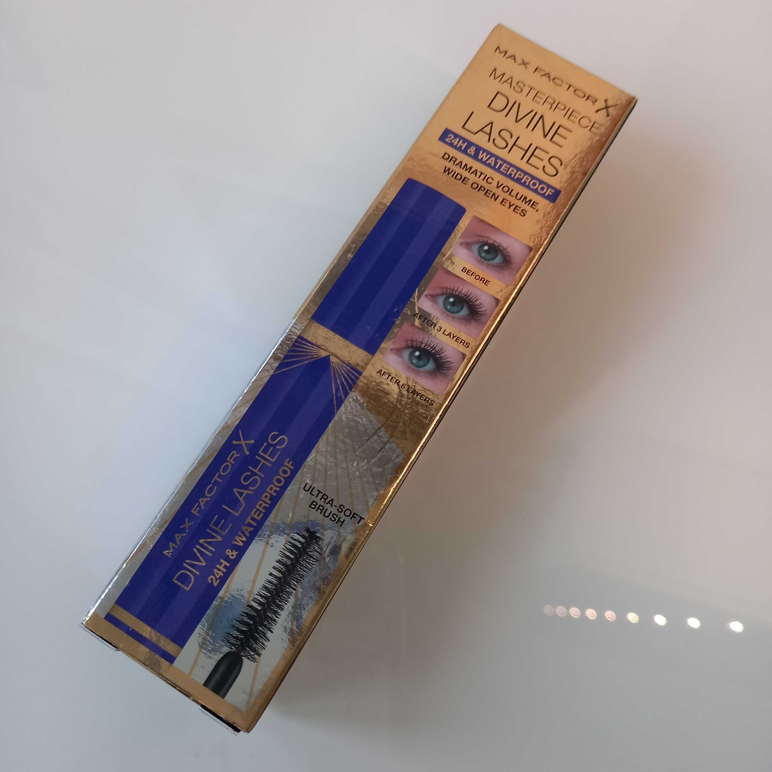 Max Factor Divine Lashes Waterproof Mascara tusz do rzes czarny nowy