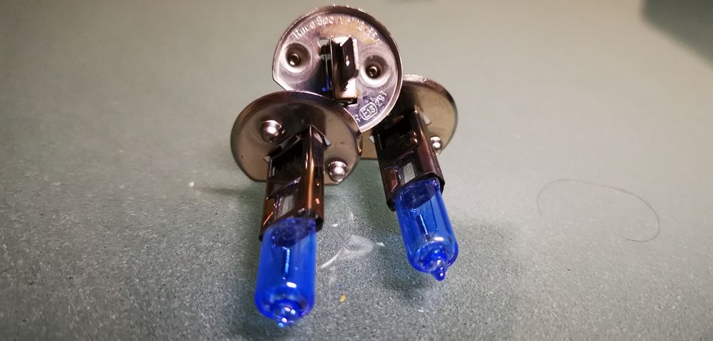 3 lâmpadas h1 12v 55w com portes incluídos