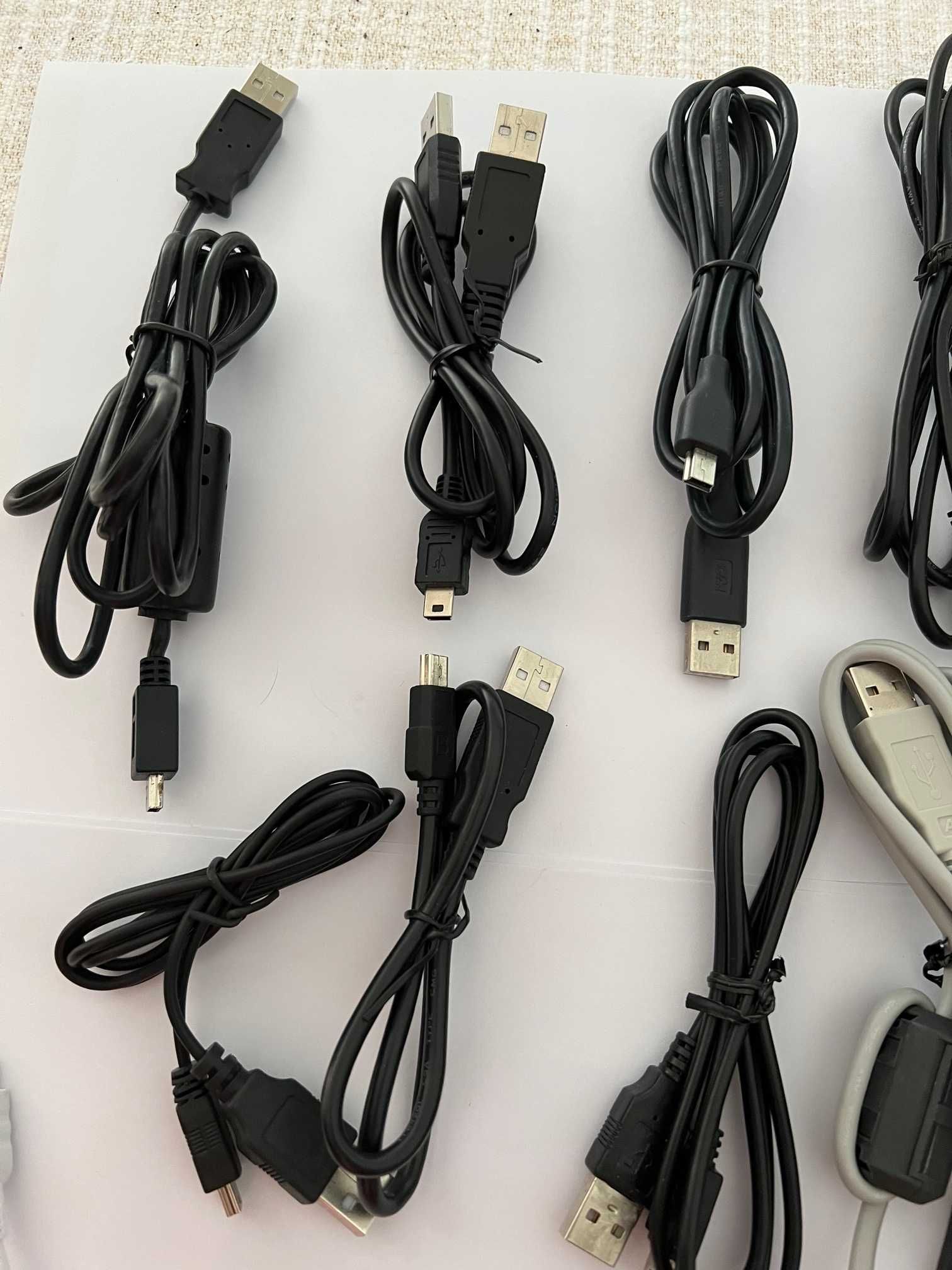 Extensão Cabo USB + Cabos USB/Mini USB