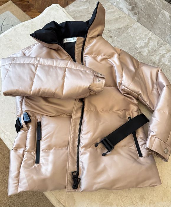 Куртка пуховик dior chanel brunello