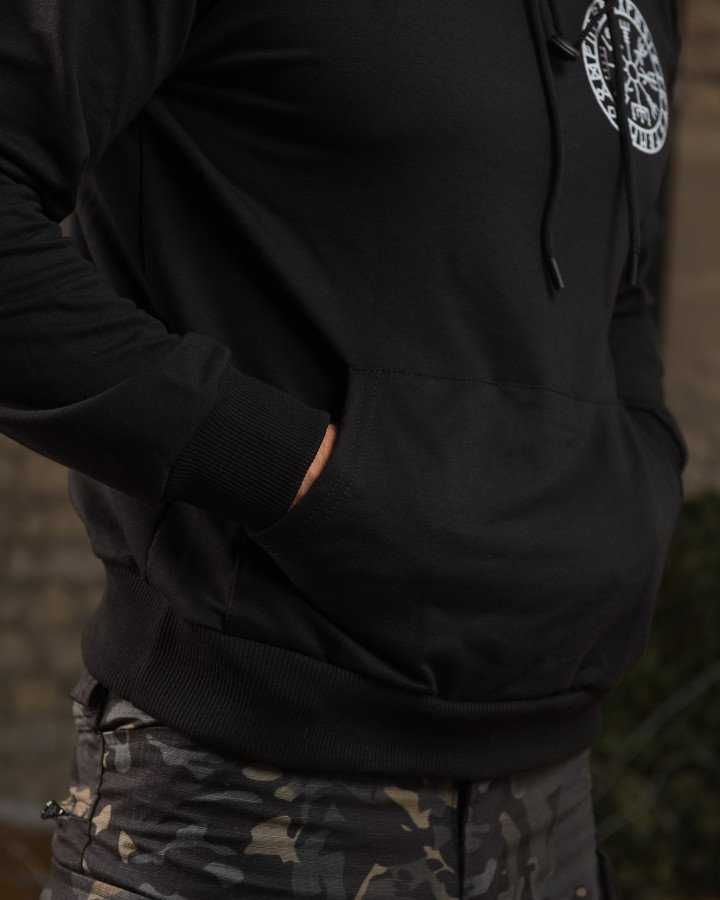 Стильний худі Maklin RUNY Black – Смерть зачекає!