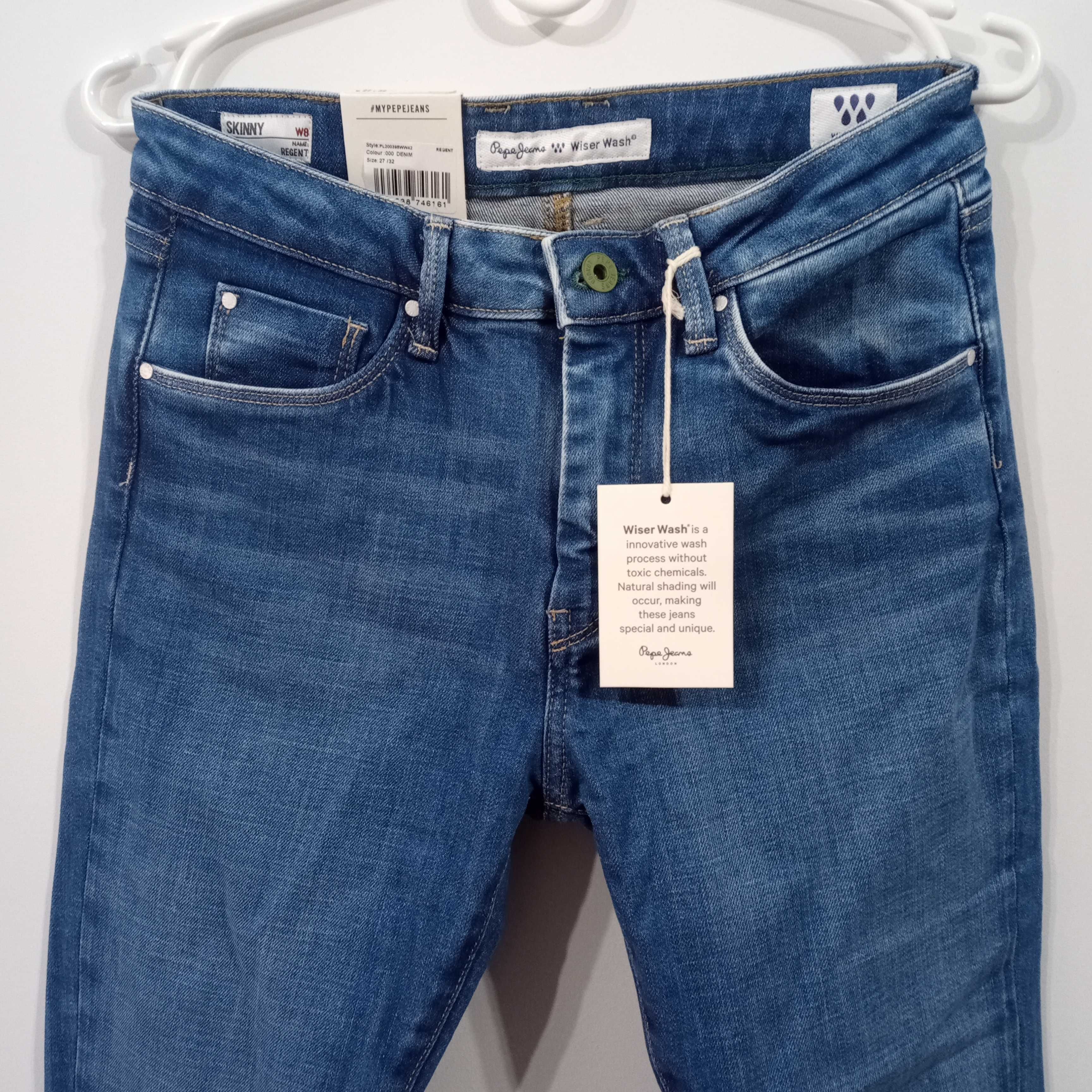 Pepe Jeans Skinny spodnie damskie rozmiar W27 L32